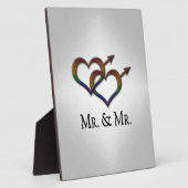 Gay Pride Interlinking Gender Symbols Fotoplatte (Seite)