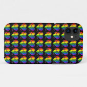 Gay Pride iPhone Case Frauenfall Rainbow Liebe (Rückseite (Horizontal))