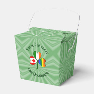Gay Pride Ireland Canada Kleeblatt Flag personalis Geschenkschachtel