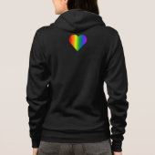 Gay Pride Jacket Women's Lesbische Liebe Track Jac Hoodie (Rückseite)