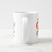 Gay Pride Jumbo-Tasse (Rückseite)