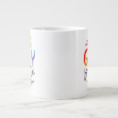 Gay Pride Jumbo-Tasse (Vorderseite)