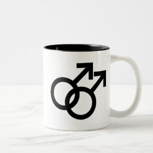 Gay Pride-Kaffee-Tasse Zweifarbige Tasse