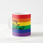 Gay Pride Kaffeetasse (Vorderseite Links)