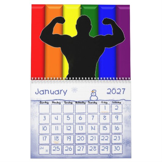 Gay Pride-Kalender 2011 Kalender (Jan 2027)
