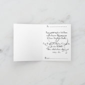 Gay Pride Karten für die Personalisierte Rainbow L (Innenseite)