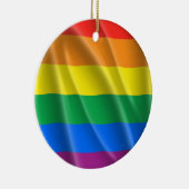 GAY PRIDE KERAMIK ORNAMENT (Rechts)