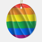 GAY PRIDE KERAMIK ORNAMENT (Links)
