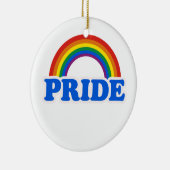 GAY PRIDE KERAMIK ORNAMENT (Rechts)