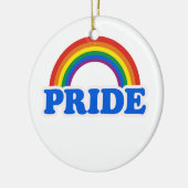 GAY PRIDE KERAMIK ORNAMENT (Links)