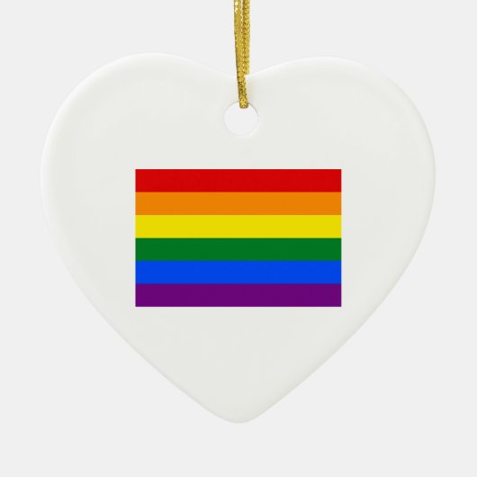 Gay Pride Keramikornament (Vorne)