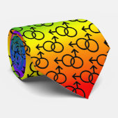 Gay Pride-Krawatte Gay Pride-Neckties Krawatte (Gerollt)