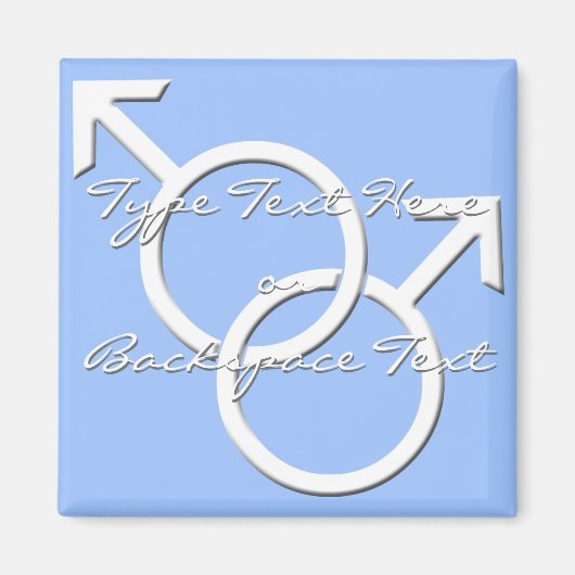 Gay Pride Kühlschrankmagnet Liebe Magnet gleichges (Vorne)