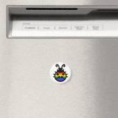 Gay Pride Ladybug Magnet (In Situ (Geschirrspüler))