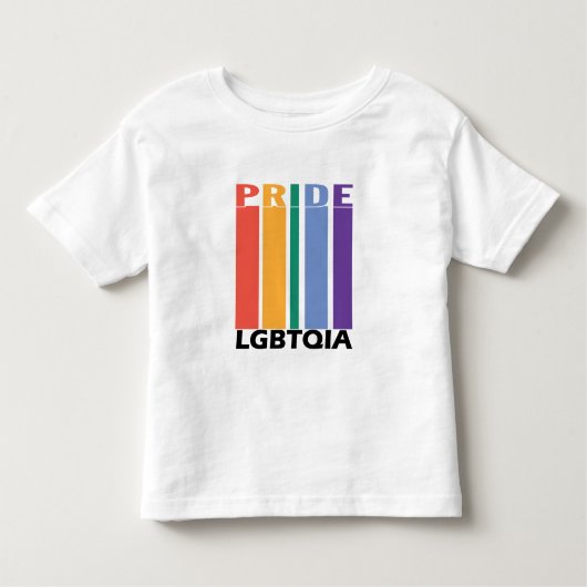 Gay Pride LBGTQIA Rainbow 1 Kleinkind T-shirt (Vorderseite)