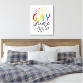 Gay Pride Leinwanddruck (Insitu (Schlafzimmer))
