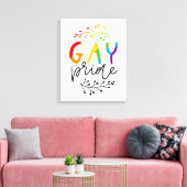Gay Pride Leinwanddruck (Insitu (Wohnzimmer))