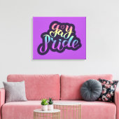 Gay Pride Leinwanddruck (Insitu (Wohnzimmer))