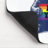 Gay Pride Lesbian Stolz sei Ihr Freund Mousepad (Ecke)