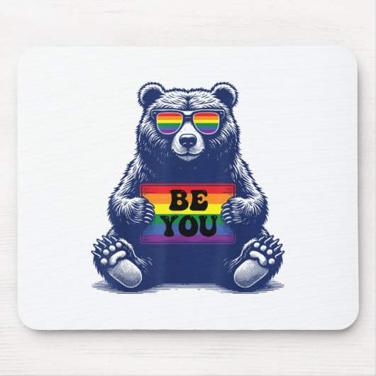Gay Pride Lesbian Stolz sei Ihr Freund Mousepad (Vorne)