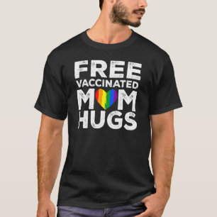Gay Pride Lesbischer Freier geimpfter Mama - Schwa T-Shirt