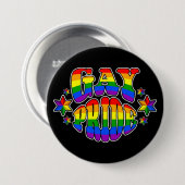 Gay Pride: LGBT Button (Vorne & Hinten)