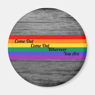 Gay Pride LGBT Come Out Rainbow Flag Liebe gewinnt Magnet