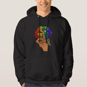 Gay Pride LGBt: LGbt Dripping Rainbow L Hoodie