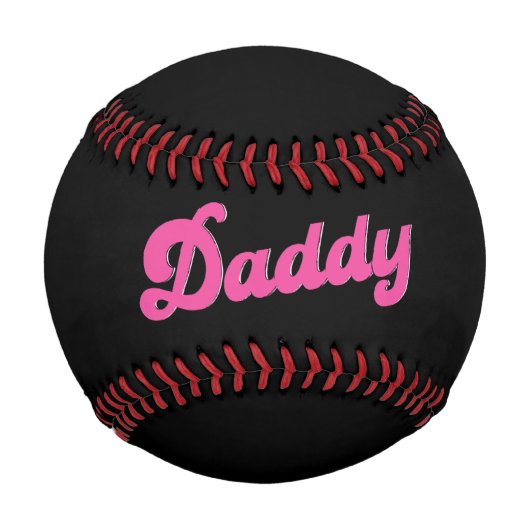Gay Pride LGBT Pink Bear Gay Daddy Baseball (Vorderseite)