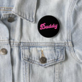 Gay Pride LGBT Pink Bear Gay Daddy Button (Beispiel)