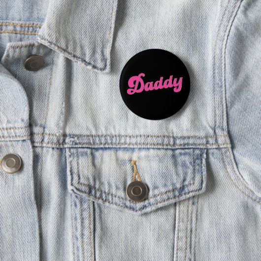 Gay Pride LGBT Pink Bear Gay Daddy Button (Beispiel)