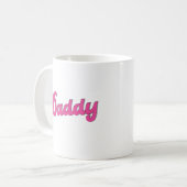 Gay Pride LGBT Pink Bear Gay Daddy Kaffeetasse (Vorderseite Links)