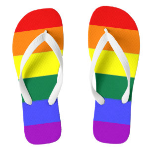 Gay Pride LGBT-Regenbogenflagge Badesandalen