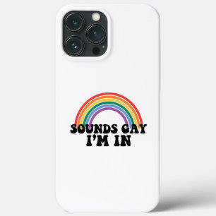 Gay Pride LGBT Regenbogenklänge Gay Ich bin dabei Case-Mate iPhone Hülle