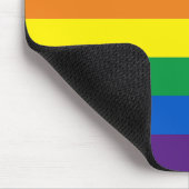 Gay Pride lgbtq Diversity inklusive Regenbogenflag Mousepad (Ecke)