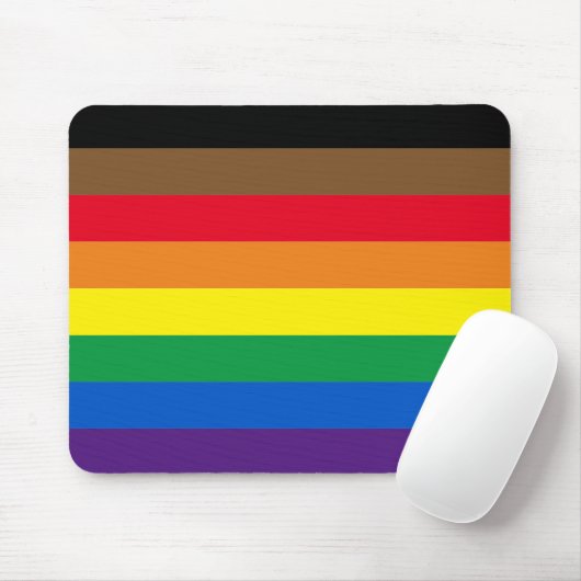 Gay Pride lgbtq Diversity inklusive Regenbogenflag Mousepad (Mit Mouse)