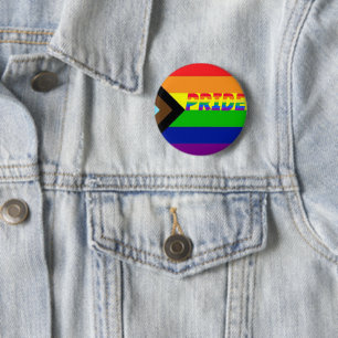 Gay Pride LGBTQ+-Fortschrittsanleitung Button