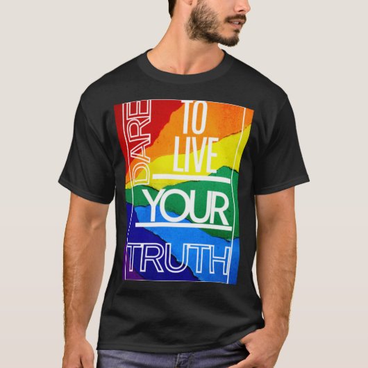 Gay Pride LGBTQ Mens T-Shirt (Vorderseite)