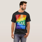 Gay Pride LGBTQ Mens T-Shirt (Vorne ganz)