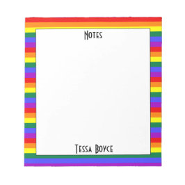 Gay Pride LGBTQ Notizblock