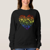 Gay Pride Lgbtq Rainbow Flag Herbert Human Rights  Sweatshirt (Vorderseite)
