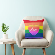 Gay Pride LGBTQ Rainbow Heart farbenfroh