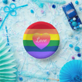 Gay Pride LGBTQ Rainbow Pride Party Pappteller (Party)