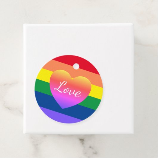 Gay Pride LGBTQ-Regenbogenforelle Geschenkanhänger (Beispiel)