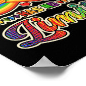 Gay Pride-Liebe hat keine Grenzen für Sprichwort-U Poster (Ecke)