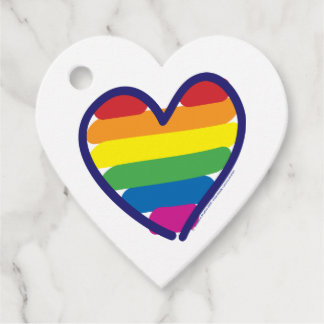 Gay Pride Liebe Herz Geschenkanhänger