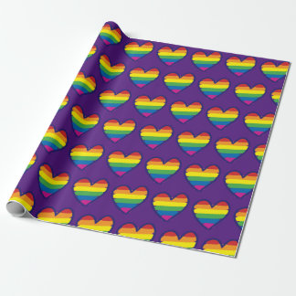 Gay Pride Liebe Herz Geschenkpapier