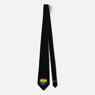 Gay Pride Liebe Herz Krawatte