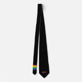 Gay Pride Liebe Herz Krawatte (Rückseite)