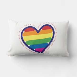 Gay Pride Liebe Herz Lendenkissen